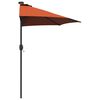 vidaXL Parasol de jardin Terre cuite 294 x 150 x 223 cm