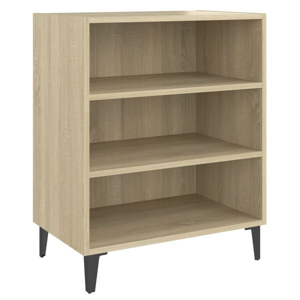 vidaXL Buffet ch&ecirc;ne sonoma 57x35x70 cm bois d'ing&eacute;nierie