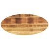 vidaXL Dessus de table 110x40x2,5 cm ovale bois massif de manguier