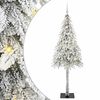 vidaXL Sapin de No&euml;l avec 300 LED Blanc 180 cm PE et Acier