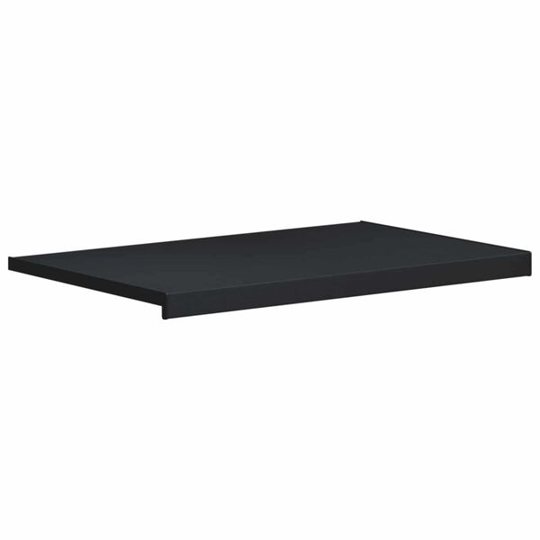 vidaXL Appui de fen&ecirc;tre Anthracite avec grain de bois 60 x 50 x 4,5 cm