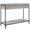 vidaXL Table console sonoma gris 100x34,5x75 cm bois d'ing&eacute;nierie