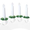 vidaXL Arche de Bougies de No&euml;l avec 10 Bougies LED Blanc