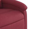 vidaXL Fauteuil inclinable rouge bordeaux tissu