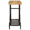 vidaXL Table console 112x36x76 cm bois massif de manguier et fer