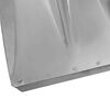 vidaXL T&ecirc;te de pelle 4 pcs Argent 43 x 32,5 cm Aluminium