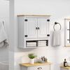 vidaXL Armoire suspendue Corona Blanc 70 x 33 x 71,5 cm Pin massif