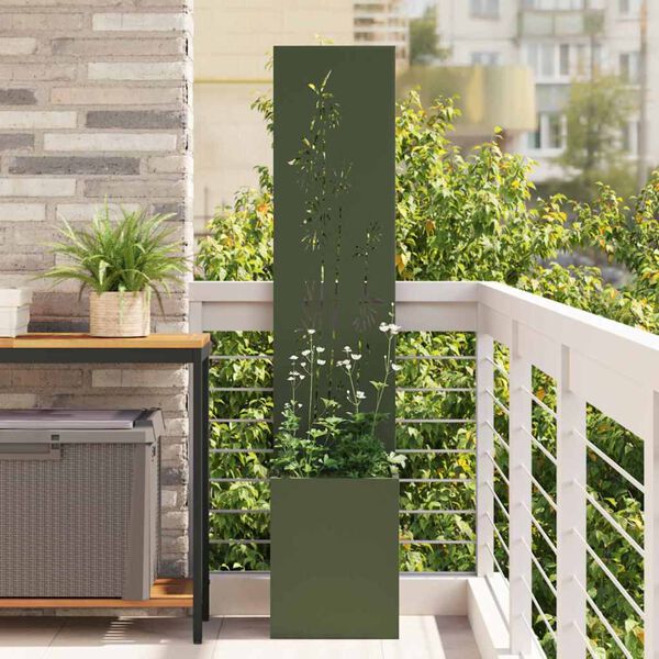 vidaXL Écran de confidentialité de jardin Vert olive 32 x 140 cm