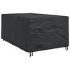 vidaXL Housse pour meubles Uni Noir 143 x 225 x 90 cm 210D
