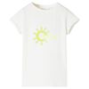 T-shirt pour enfants &eacute;cru 104