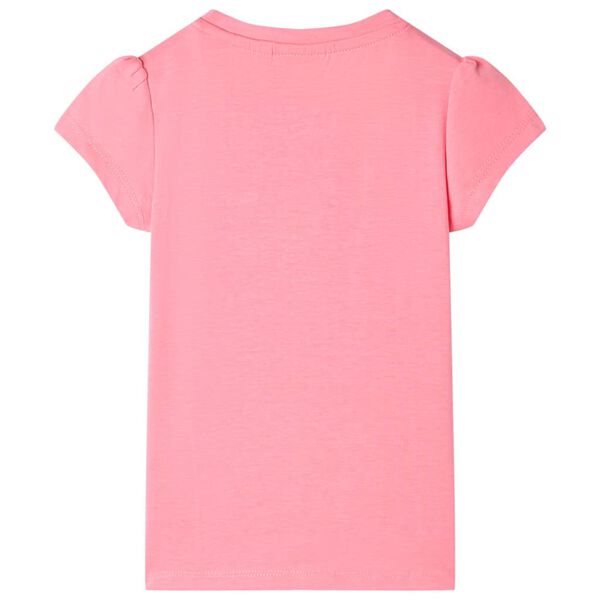 T-shirt pour enfants rose néon 128