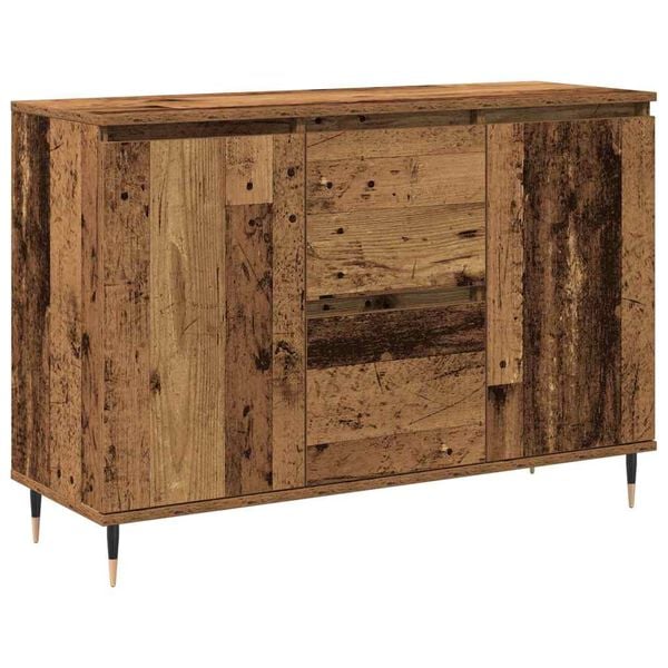 vidaXL Buffet Bois ancien 101,5 x 35 x 70 cm Bois d'ingénierie