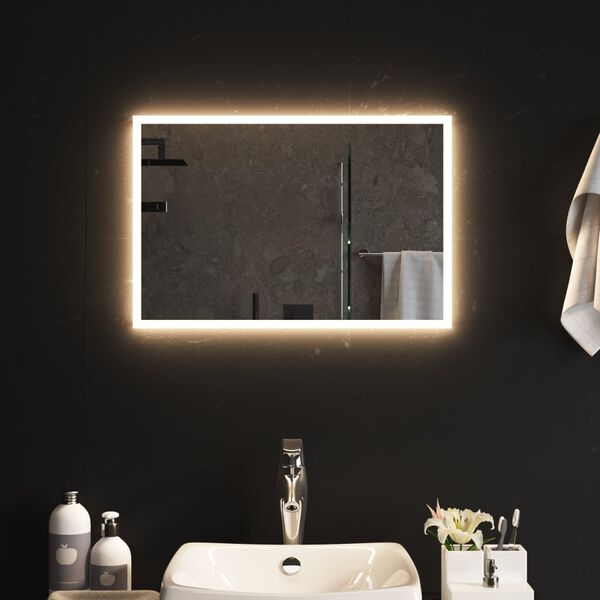 vidaXL Miroir de salle de bain &agrave; LED 40x60 cm