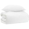 vidaXL Ensemble de Duvet Blanc 137 x 200 cm Coton, Bambou, Polyester