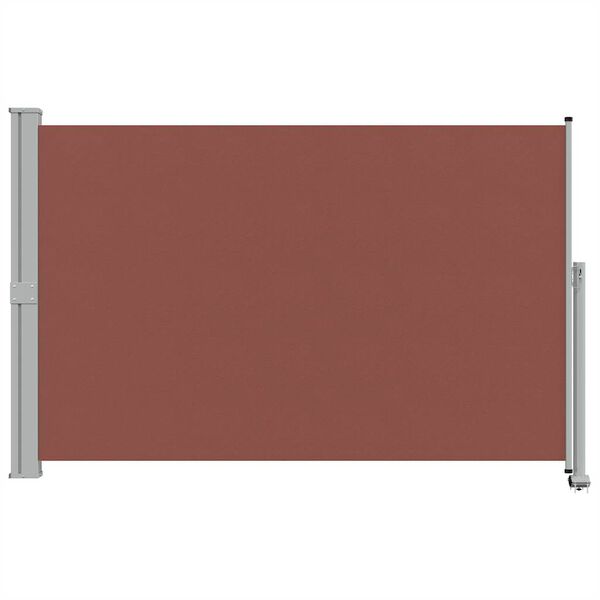 vidaXL Auvent lat&eacute;ral r&eacute;tractable de patio 160x300 cm Marron