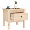 vidaXL Tables d'appoint 2 pcs 40x40x39 cm Bois massif de pin