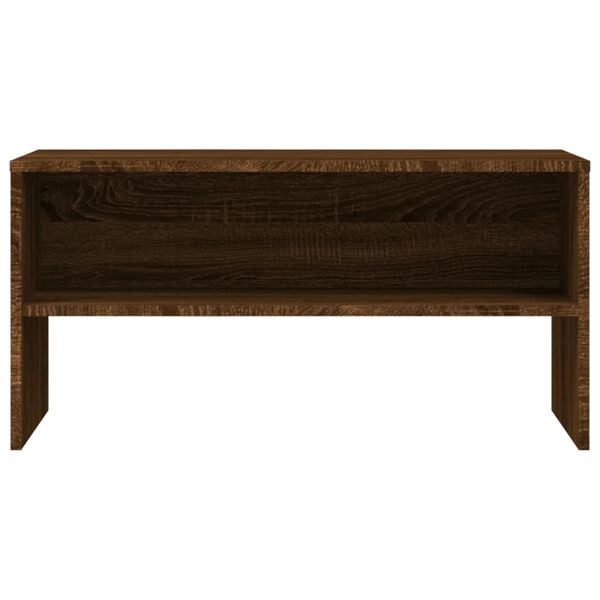 vidaXL Meuble TV chêne marron 80x40x40 cm bois d'ingénierie
