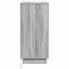 vidaXL Cabinet de chevet Gris 71 x 34,5 x 75 cm Bois d'ing&eacute;nierie