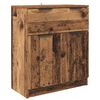 vidaXL Buffet avec tiroir 3 pcs Bois Ancien Bois d'ing&eacute;nierie