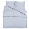 vidaXL Ensemble de housse de couette Gris 155x220 cm Coton