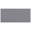 vidaXL &Eacute;tag&egrave;res murales flottantes 4 pcs gris 50x23x3,8 cm MDF
