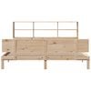 vidaXL Lit biblioth&egrave;que sans matelas 180x200 cm bois massif de pin
