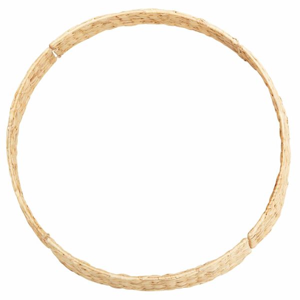 vidaXL Collier de sapin de No&euml;l Marron 90 x 90 x 28 cm Jacinthe d'eau