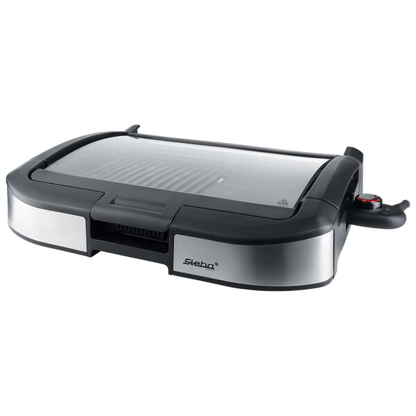 Steba Gril de barbecue de table &eacute;lectrique VG 195 Noir/argent&eacute; 2200 W