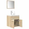 vidaXL Ensemble de meubles de salle de bain 3 pcs ch&ecirc;ne sonoma