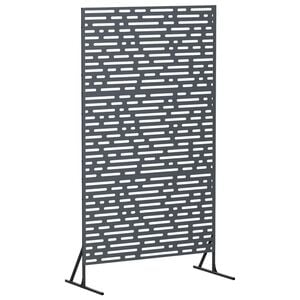 vidaXL &Eacute;cran de confidentialit&eacute; 100 x 50 x 180 cm Acier Anthracite