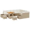 vidaXL Ensemble de canap&eacute; de jardin 12 pc 11-Nombre de places Beige