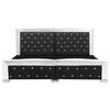 vidaXL Cadre de lit Noir Similicuir 160x200 cm