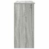 vidaXL Buffet avec tiroir sonoma gris 101x35x76 cm bois d'ingénierie
