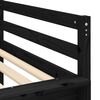 vidaXL Lit mezzanine enfants avec rideaux sans matelas 90x190 cm