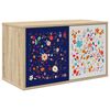 vidaXL Meuble TV mural MAINZ 69 x 33 x 40 cm Ch&ecirc;ne Sonoma