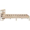 vidaXL Cadre de lit sans matelas 150x200 cm bois de pin massif