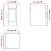 vidaXL Armoire de cuisine 2 pcs Ch&ecirc;ne Sonoma 30 x 31 x 40 cm