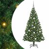 vidaXL Sapin de No&euml;l artificiel Vert 180 cm PVC, Acier et Plastique