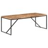 vidaXL Table à dîner 200x90x76 cm Bois massif d'acacia et de manguier