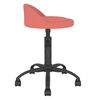 vidaXL Chaises &agrave; manger pivotantes lot de 4 Rose Velours