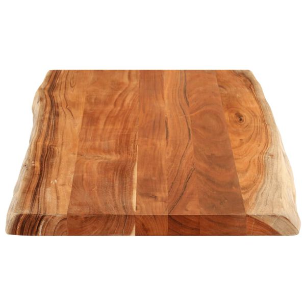 vidaXL Dessus de table 100x60x3,8cm rectangulaire bois massif d'acacia