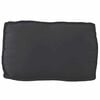vidaXL Set de coussins de palette 2 pcs Noir Tissu Oxford