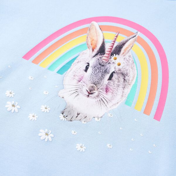 Sweatshirt pour enfants bleu clair 128