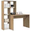vidaXL Bureau Chêne artisanal 138,5 x 55 x 143 cm Bois d'ingénierie