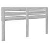 vidaXL T&ecirc;te de lit Gris Sonoma 200 cm Bois d'ing&eacute;nierie