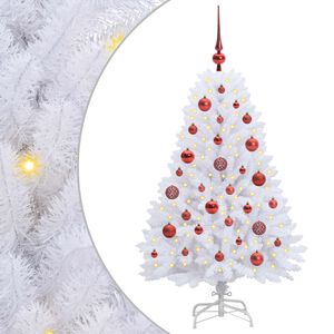 vidaXL Sapin de No&euml;l Artificiel &agrave; Branches Articul&eacute;es Blanc 120 cm
