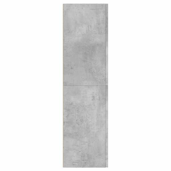 vidaXL Meuble TV Gris b&eacute;ton 30,5x30x110 cm Bois d&rsquo;ing&eacute;nierie