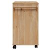 vidaXL Chariot de cuisine OTTA 59x45x80 cm bois massif de pin