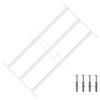 vidaXL Grille de s&eacute;curit&eacute; pour fen&ecirc;tres avec 3 barres transversales