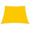 vidaXL Voile de parasol Tissu Oxford trap&egrave;ze 2/4x3 m Jaune